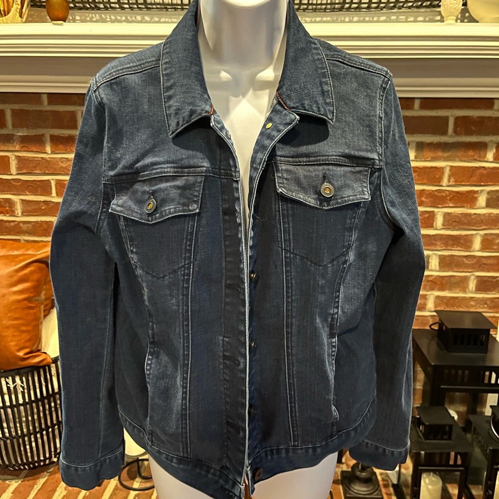 🔥Tommy Hilfiger Blue Jean Jacket Size:L Very nice
